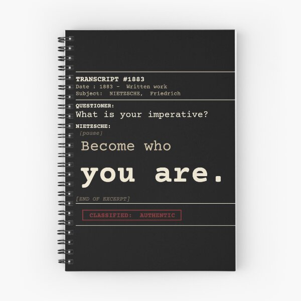 Item preview, Become who you are - Nietzsche designed and sold by Will-to-Power.