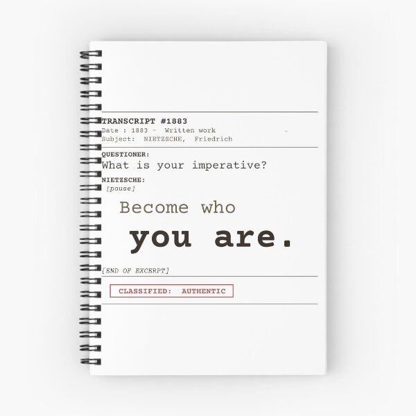 Item preview, Become who you are - Nietzsche designed and sold by Will-to-Power.