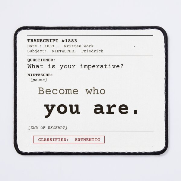 Item preview, Become who you are - Nietzsche designed and sold by Will-to-Power.