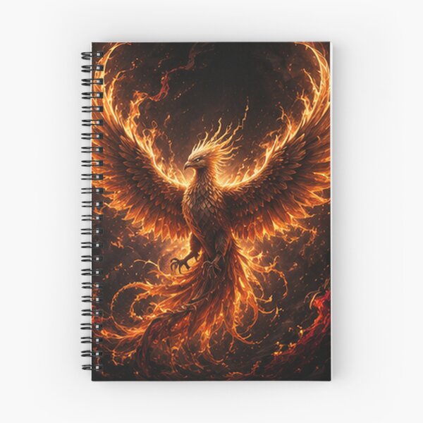 Item preview, Mythical Phoenix Rising from Ashes designed and sold by HollowOakPrints.