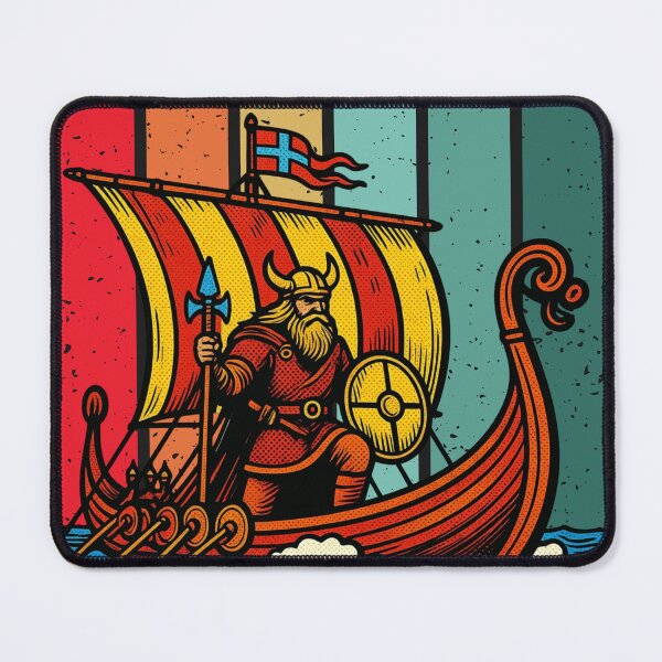 Item preview, Retro Viking Sunset - Ro Ro Norway designed and sold by legendaryskins.
