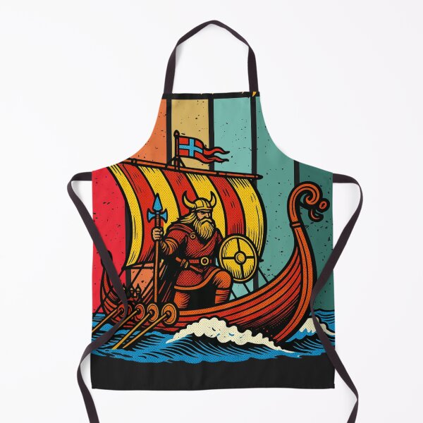 Item preview, Retro Viking Sunset - Ro Ro Norway designed and sold by legendaryskins.