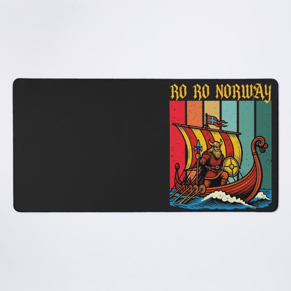 Item preview, Retro Viking Sunset - Ro Ro Norway designed and sold by legendaryskins.