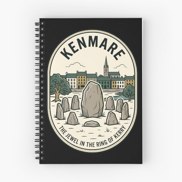 Item preview, Kenmare Ireland Stone Circle Vintage Travel Emblem designed and sold by k3rstman1.