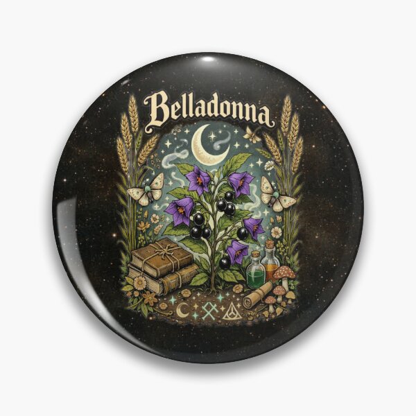 Item preview, Magical Belladonna • Witch’s Garden Alchemy Art designed and sold by MysticOzzy.