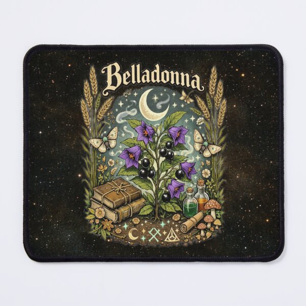 Item preview, Magical Belladonna • Witch’s Garden Alchemy Art designed and sold by MysticOzzy.