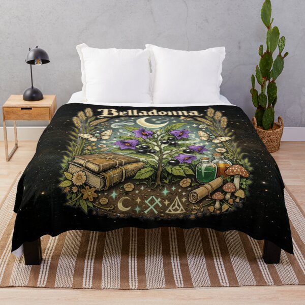 Item preview, Magical Belladonna • Witch’s Garden Alchemy Art designed and sold by MysticOzzy.