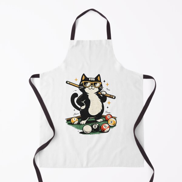 Item preview, Funny Billiard Cat Pool Player Retro designed and sold by MizoX7.