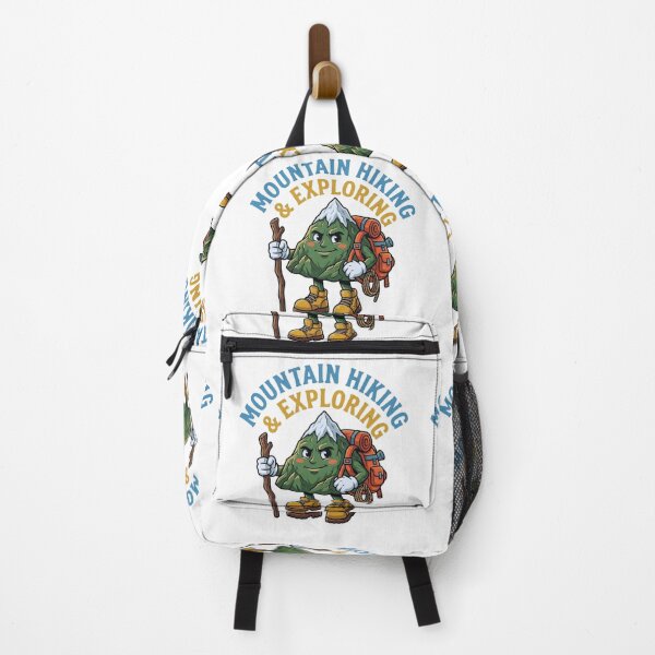 Item preview, Mountain Hiking & Exploring Mountain Character Outdoor Design designed and sold by GabeMountainArt.
