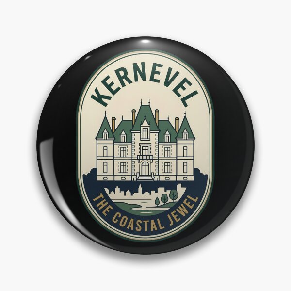 Artikelvorschau, Kernevel Chateau Vintage Reise Emblem Bretagne Frankreich entworfen und verkauft von k3rstman1.