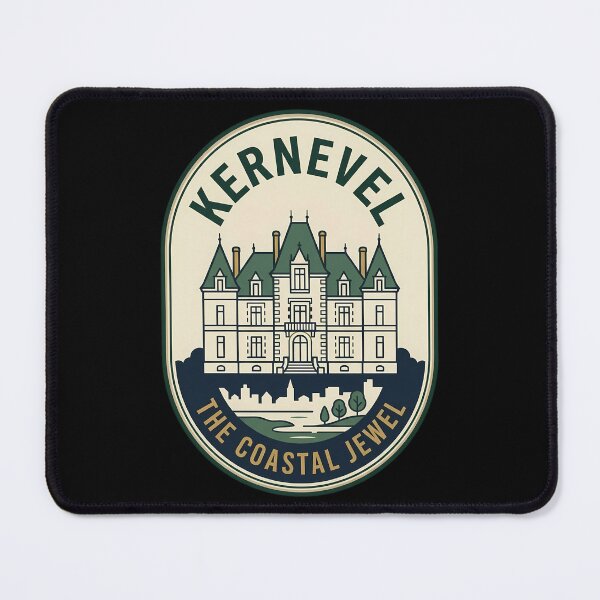 Item preview, Kernevel Chateau Vintage Travel Emblem Brittany France designed and sold by k3rstman1.