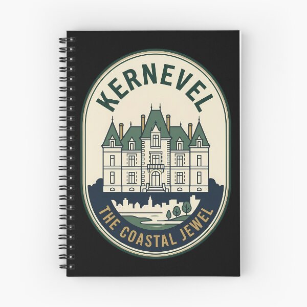 Item preview, Kernevel Chateau Vintage Travel Emblem Brittany France designed and sold by k3rstman1.