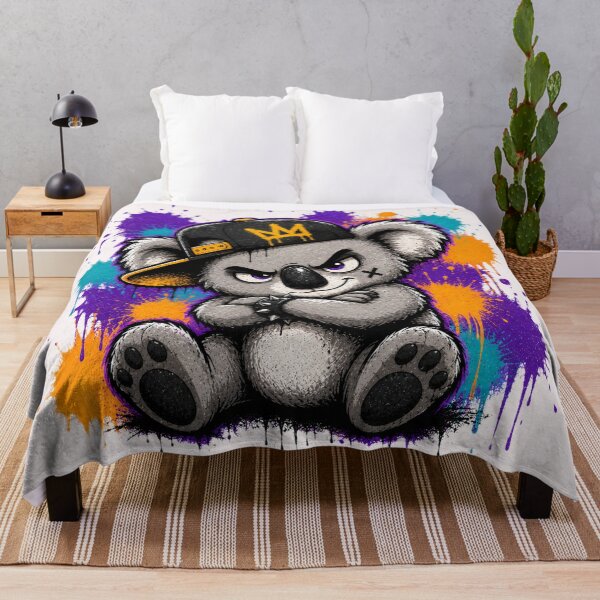 Aperçu de l'œuvre Koala graffiti créée et vendue par Thor-stone.