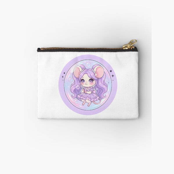 Item preview, Cute Magic Bubble Mouse Girl - Kawaii Fantasy Pastel Chibi designed and sold by CaliLuminos.