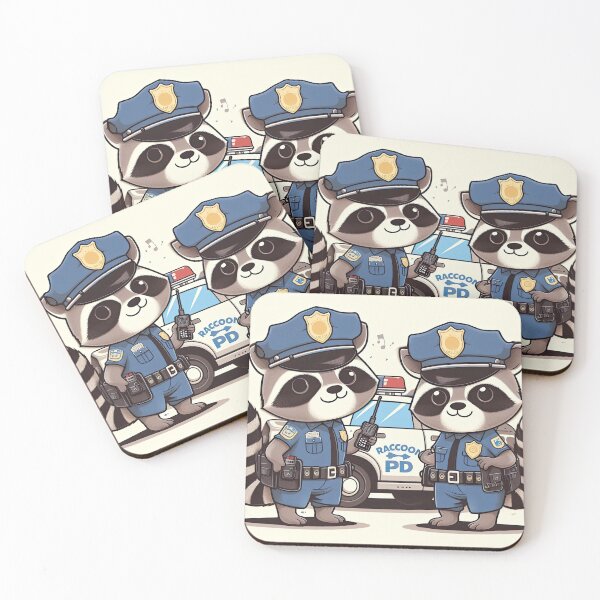 Item preview, Raccoon Police designed and sold by Art School Dropout.