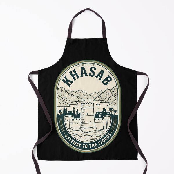 Item preview, Khasab Oman Gateway To Fjords Vintage Travel Emblem designed and sold by k3rstman1.