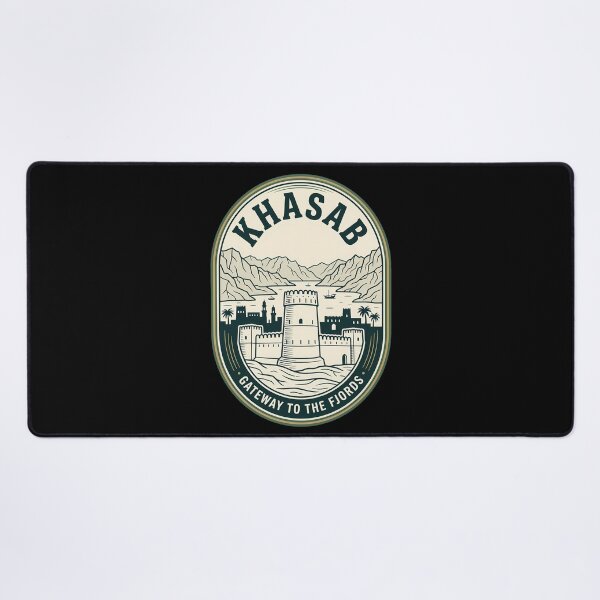 Item preview, Khasab Oman Gateway To Fjords Vintage Travel Emblem designed and sold by k3rstman1.