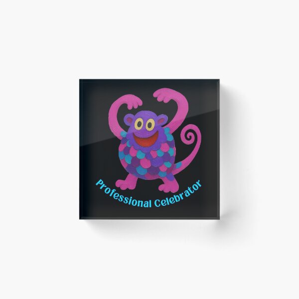 Item preview, Professional Celebrator - Funny Happy Monster Motivational Design designed and sold by PatykArt.
