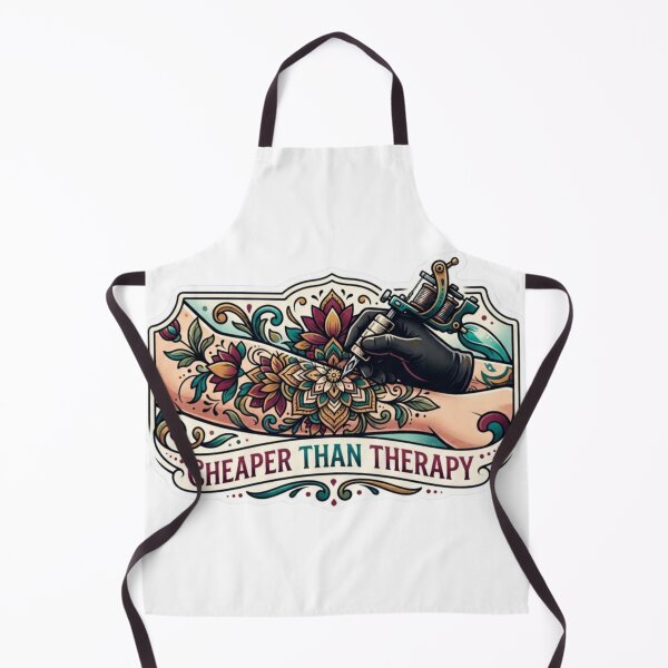 Item preview, Tattoos are cheaper than Therapy designed and sold by The Creepy Kooky Coven.