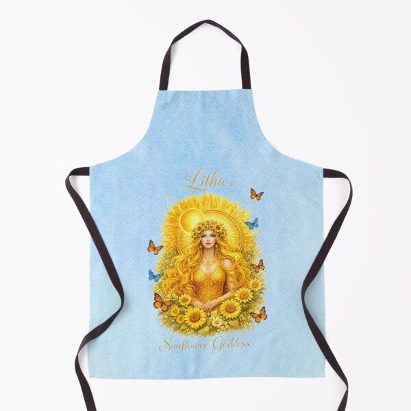 Item preview, Litha Sunflower Goddess – Radiant Spirit of Midsummer designed and sold by MysticOzzy.