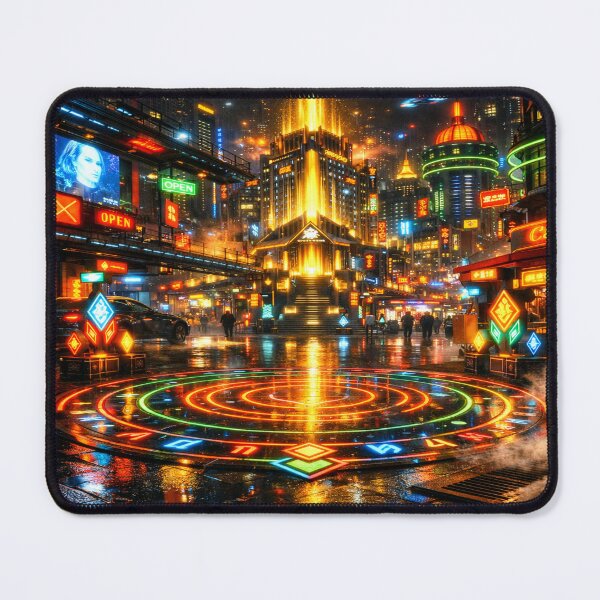 Item preview, Futuristic Threshold: Neon Command designed and sold by RavenCrow444.
