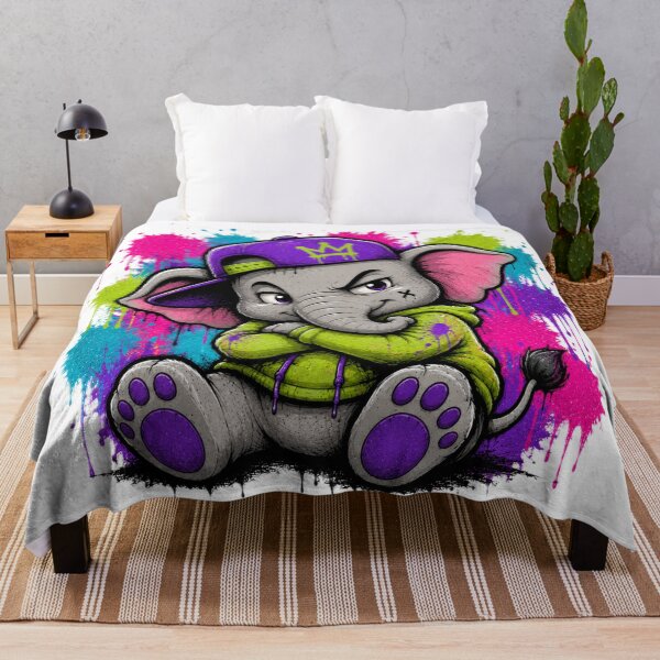 Item preview, Graffiti Elephant designed and sold by Thor-stone.