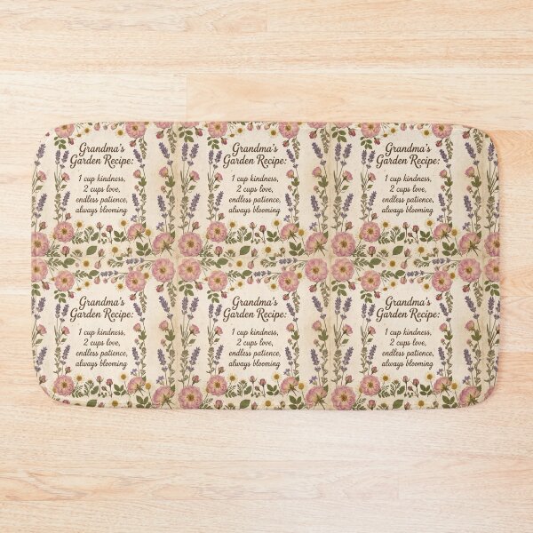 Item preview, Grandma's Garden Shirt – Vintage Recipe Card Pressed Flower Sentimental Tee designed and sold by DmaarGroup.