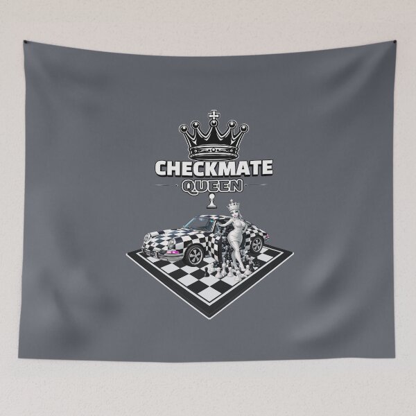 Item preview, Checkmate Queen – Luxury Chess Streetwear designed and sold by Aimetoi.