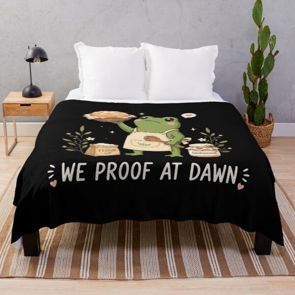Item preview, We Proof At Dawn Sourdough, Funny Frog Meme Bread Baking, Sourdough Starter Baking Lover, Gift for Baker designed and sold by Sprinkle12345.