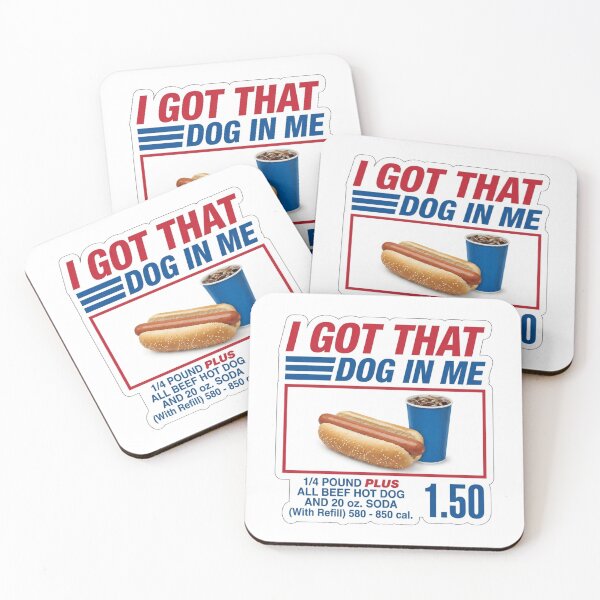 Item preview, I Got That Dog In Me Funny Hot Dog Combo designed and sold by raedattia.