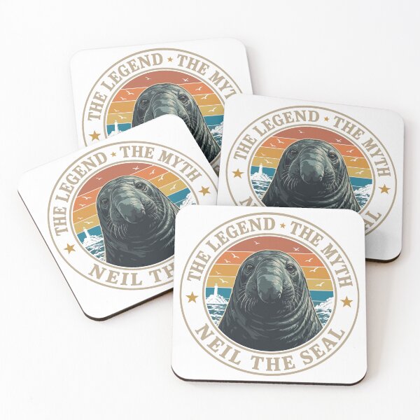 Item preview, Neil the Seal - Emotional Support Cone | Funny Tasmanian Seal designed and sold by Uglyandcute.