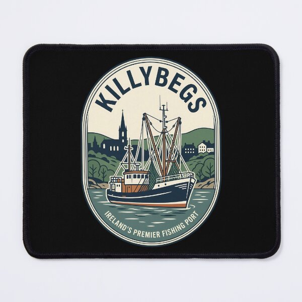 Item preview, Killybegs Ireland Fishing Boat Vintage Travel Emblem designed and sold by k3rstman1.