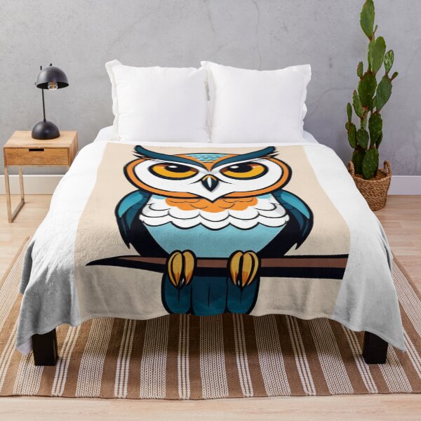 Item preview, Art - Abstract Owl, Modern Graphic Illustration designed and sold by World-Pets.