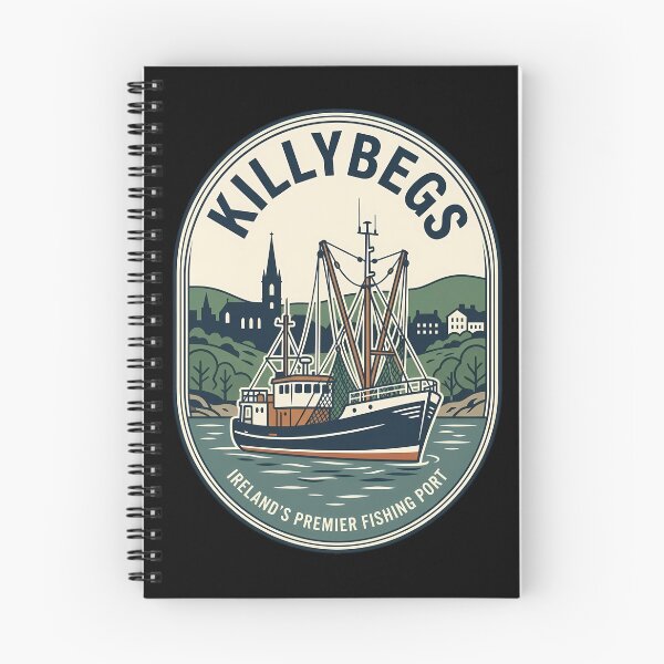 Item preview, Killybegs Ireland Fishing Boat Vintage Travel Emblem designed and sold by k3rstman1.