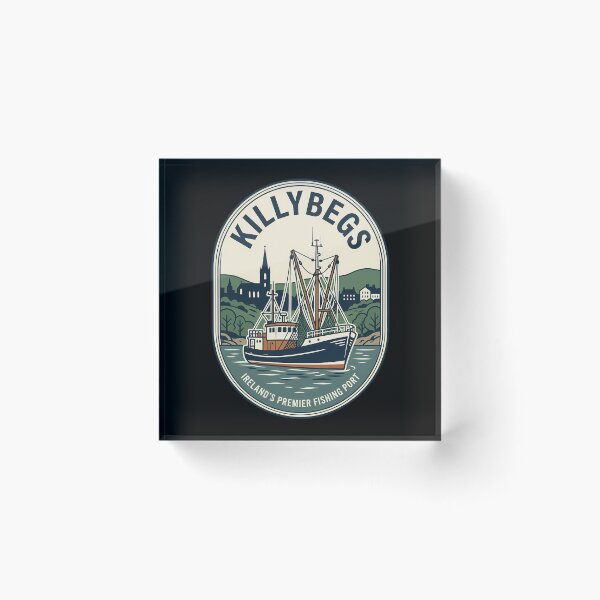 Item preview, Killybegs Ireland Fishing Boat Vintage Travel Emblem designed and sold by k3rstman1.
