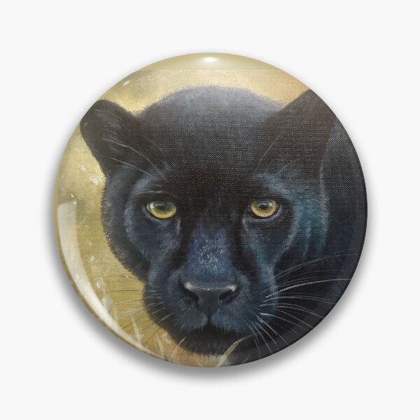 Item preview, Mystic Black Panther Stealth Predator Painting designed and sold by Artdesrapides.