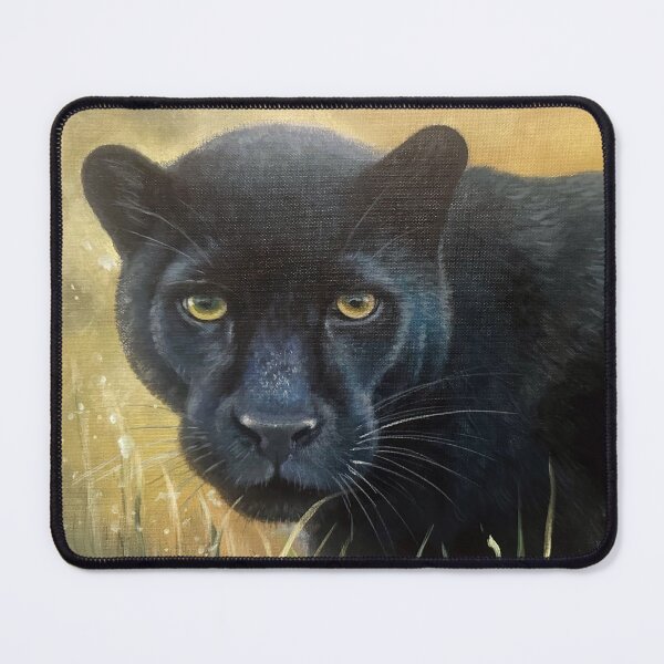 Item preview, Mystic Black Panther Stealth Predator Painting designed and sold by Artdesrapides.