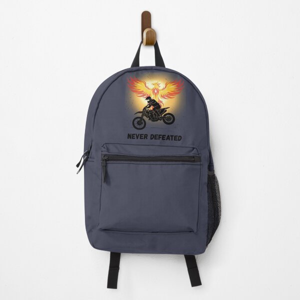 Item preview, Never Defeated Phoenix Motorcycle Rider designed and sold by AhmadAnnaPrints.
