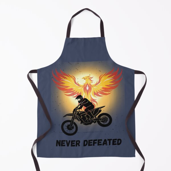 Item preview, Never Defeated Phoenix Motorcycle Rider designed and sold by AhmadAnnaPrints.