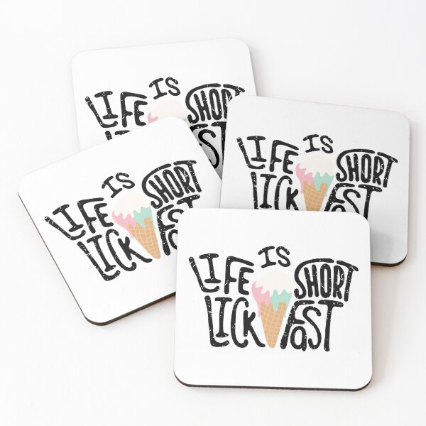 Item preview, Life is short lick fast - AA0185B designed and sold by LionsHut.