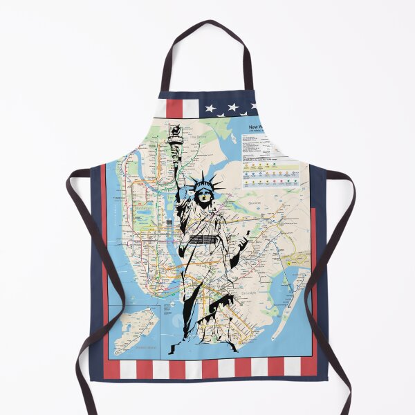 Item preview, New York Maps - NYC Subway Map, Statue of Liberty Patriotic designed and sold by DGMaxShop.