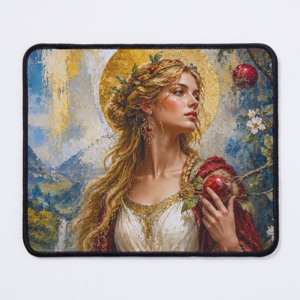 Item preview, Idunn, Norse goddess of youth, spring and renewal painting. designed and sold by GalleryKauffeld.