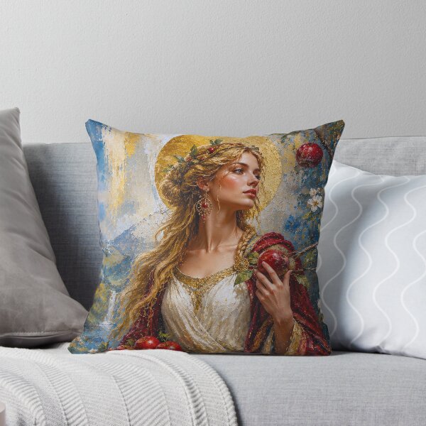 Item preview, Idunn, Norse goddess of youth, spring and renewal painting. designed and sold by GalleryKauffeld.