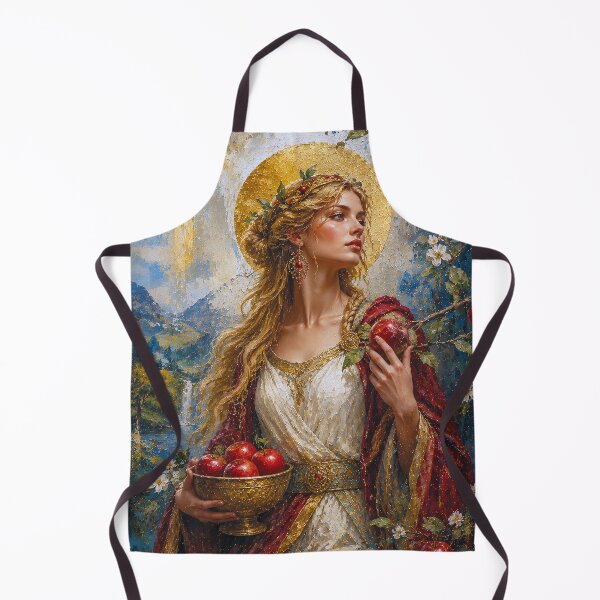 Item preview, Idunn, Norse goddess of youth, spring and renewal painting. designed and sold by GalleryKauffeld.