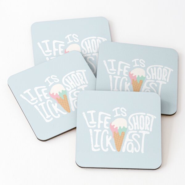 Item preview, Life is short lick fast - AA0185A designed and sold by LionsHut.