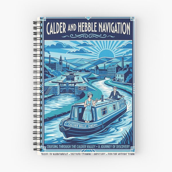 Item preview, Calder and Hebble Navigation Travel Poster designed and sold by ArtworkNorth.