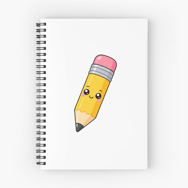 Item preview, Cute Kawaii Pencil Cartoon Smiling School Supply Design designed and sold by Seculinator.