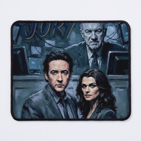 Item preview, Runaway Jury Retro Legal Courtroom Thriller Drama Tribute Art Poster designed and sold by Art's Diner.