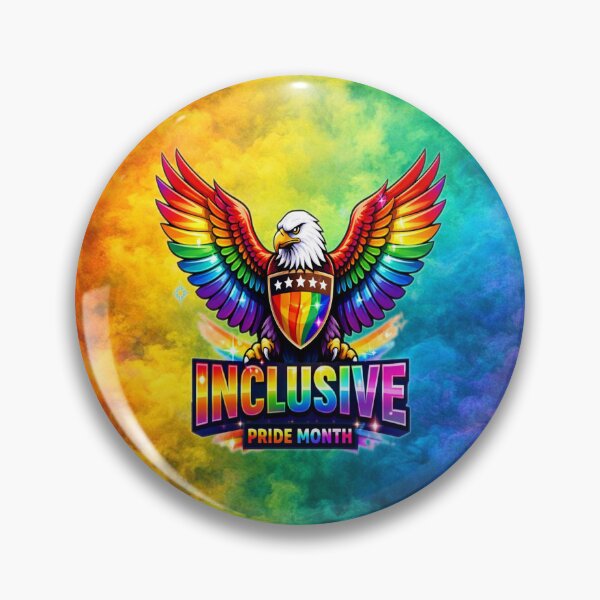 Item preview, Inclusive Pride Eagle – Celebrate Diversity designed and sold by MysticOzzy.