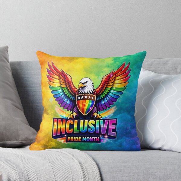 Item preview, Inclusive Pride Eagle – Celebrate Diversity designed and sold by MysticOzzy.